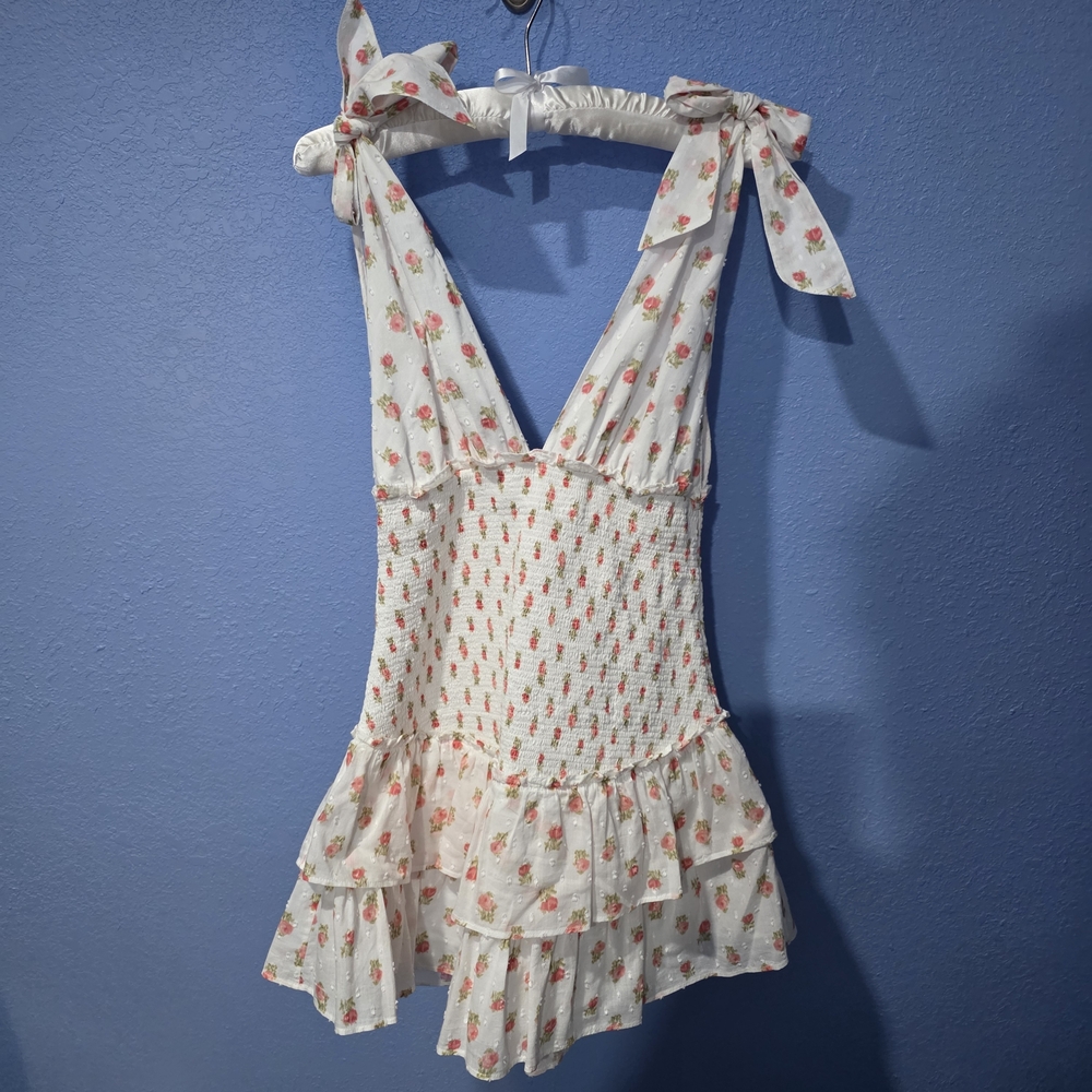 LoveShackFancy Rossi Mini Dress